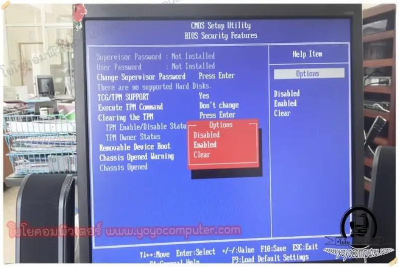 แก้ปัญหา เข้าวินโด้ไม่ได้ ขึ้น Your chassis has been opened. Press F1 Continue - ภาพประกอบ 2