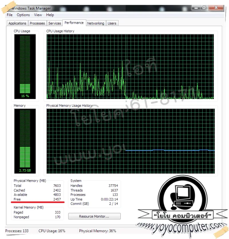 คอมพิวเตอร์ช้า หน่วง ค้าง เพิ่มแรมแล้ว ก็ยังไม่หาย มาดูสาเหตุกันครับr8