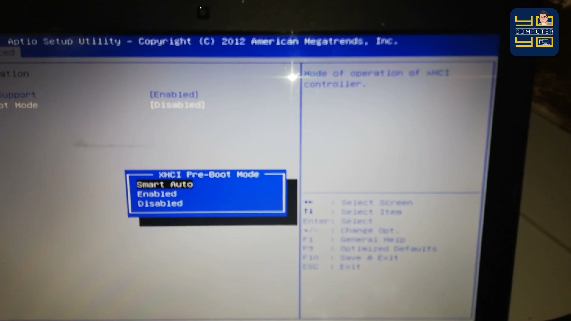 จุดที่สองคือ XHCI Pre-Boot Mode ตัวนี้คือการรองรับพอร์ต USB 3.0 ตอนก่อนเข้าวินโดวส์ ตั้งเป็น Smart Auto ให้…