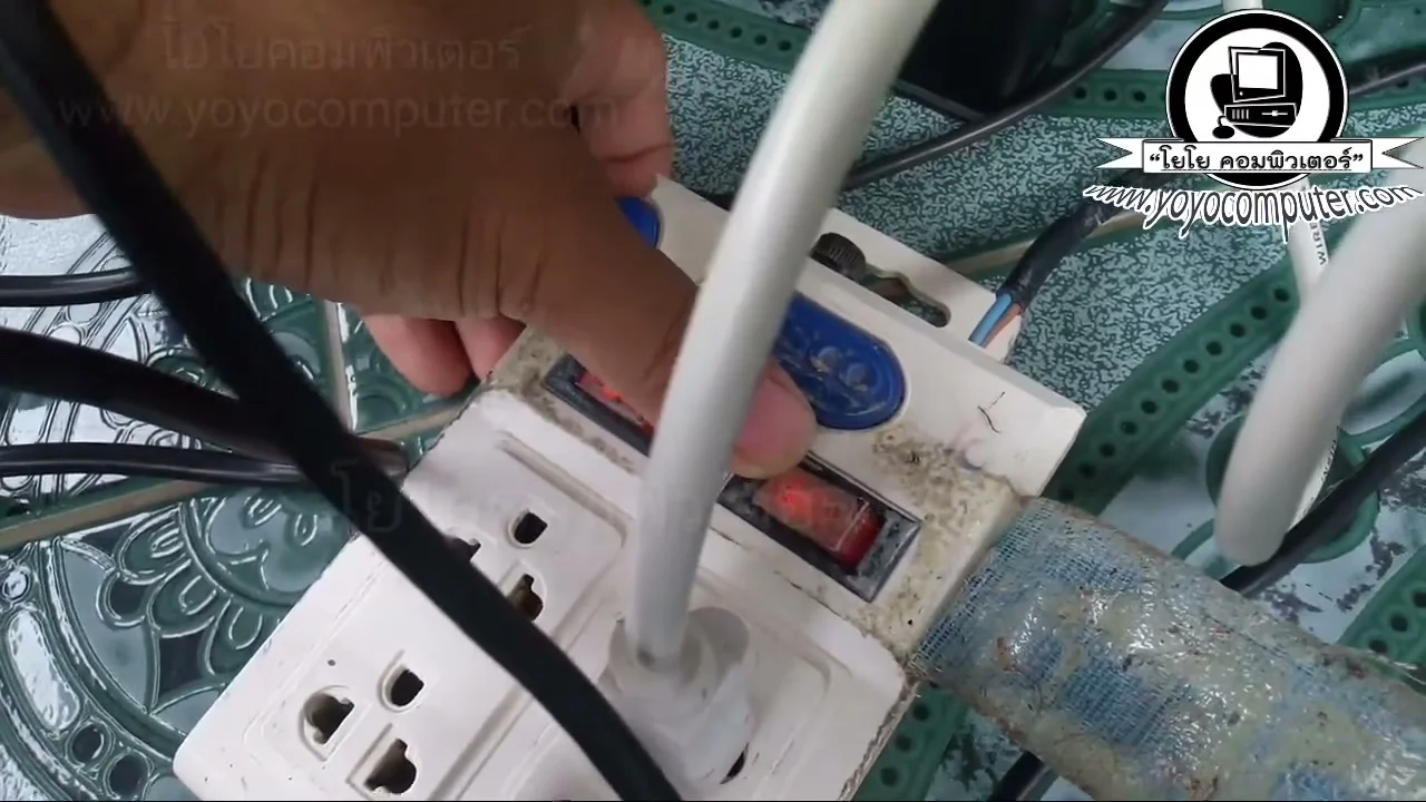 สาย Front Panel บนเมนบอร์ด