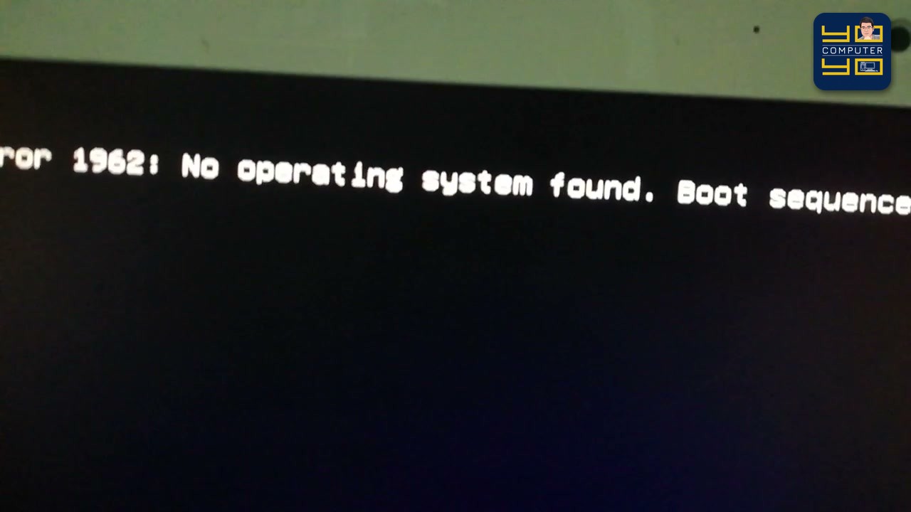 บรรทัดที่สำคัญจริง ๆ คือ Error 1962 No operating system found แปลว่าไม่พบระบบปฏิบัติการ แล้วเครื่องจะวนลองให…