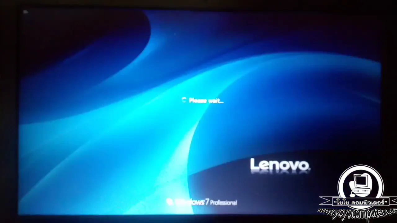 ภาพจากวิดีโอสอนแก้ปัญหา fix windows startup repair loop