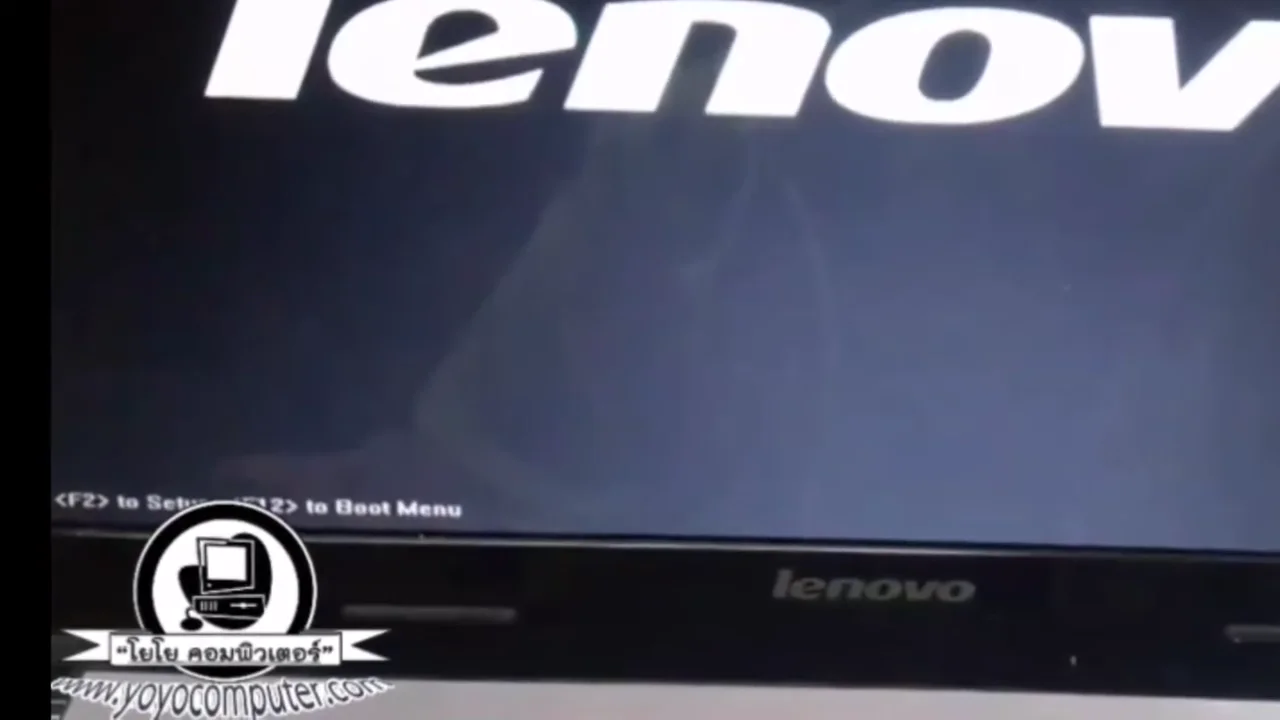 ภาพจากวิดีโอสอนแก้ปัญหา how to enter bios all brands