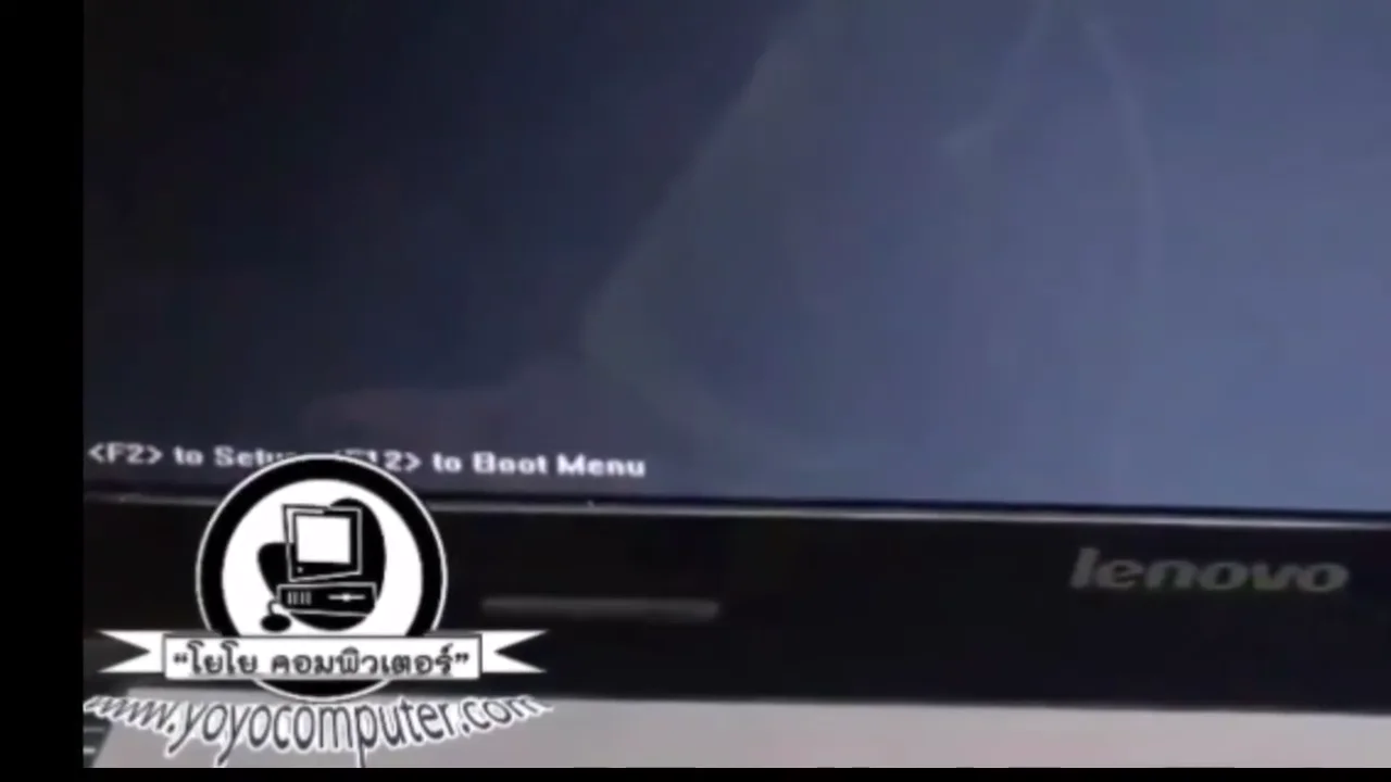 ภาพจากวิดีโอสอนแก้ปัญหา how to enter bios all brands