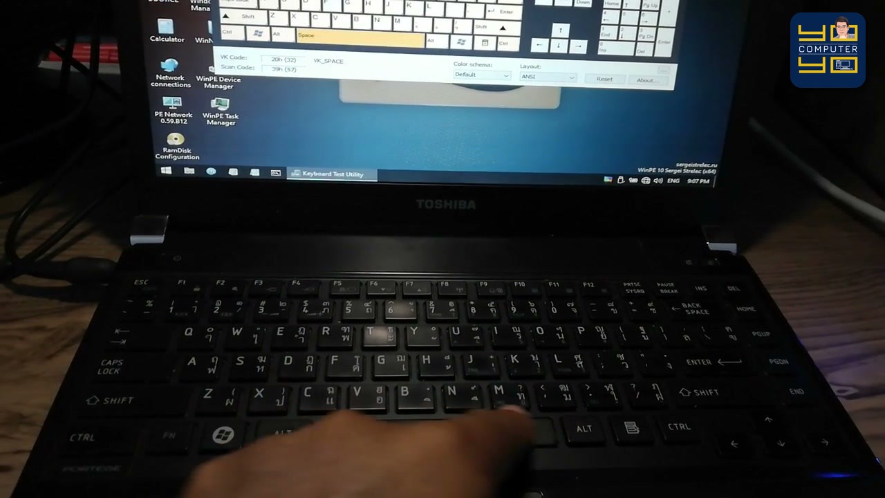 และอย่าลืมเช็กปุ่มลูกศรขึ้นลงซ้ายขวา ปุ่ม Spacebar ยาวตรงกลาง รวมถึงปุ่ม Shift ปุ่ม Ctrl และปุ่ม Alt ทั้งฝั่…