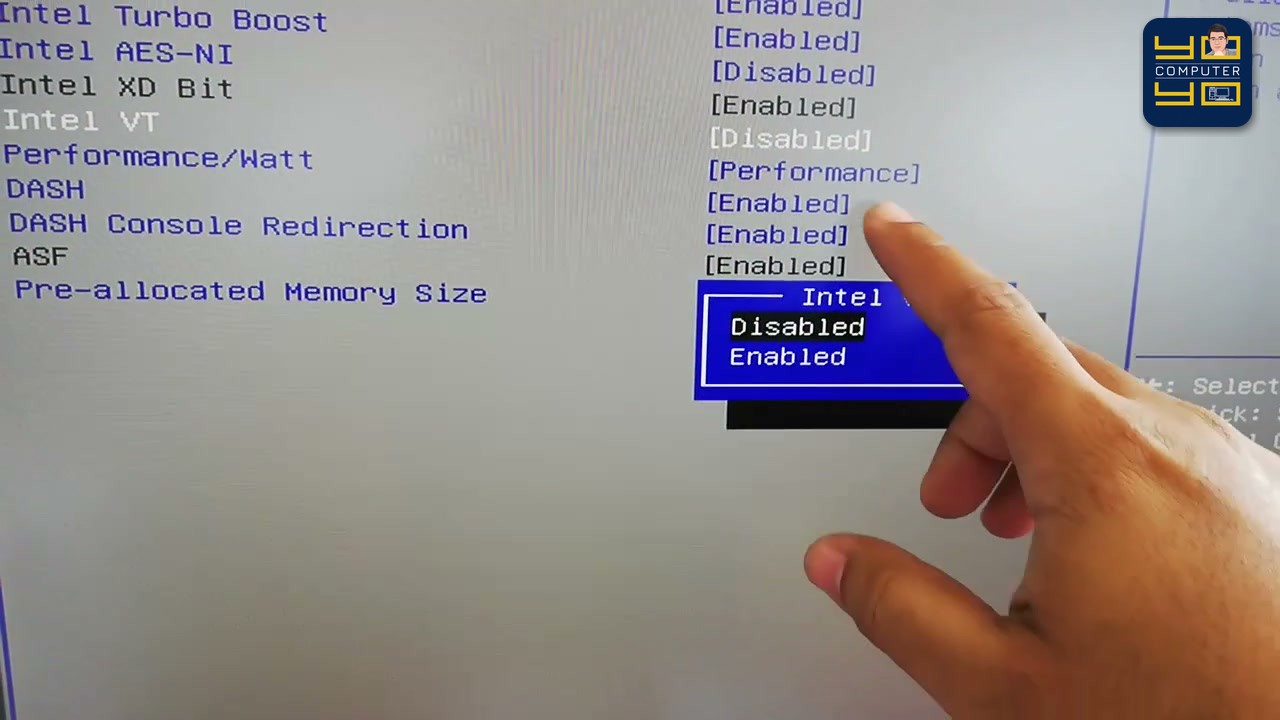 พอเข้ามาในหน้า BIOS แล้ว ให้ลองกดปุ่มลูกศรซ้ายขวาเพื่อเลื่อนแถบเมนูด้านบน และกดลูกศรขึ้นลงเพื่อเลื่อนหัวข้อ…