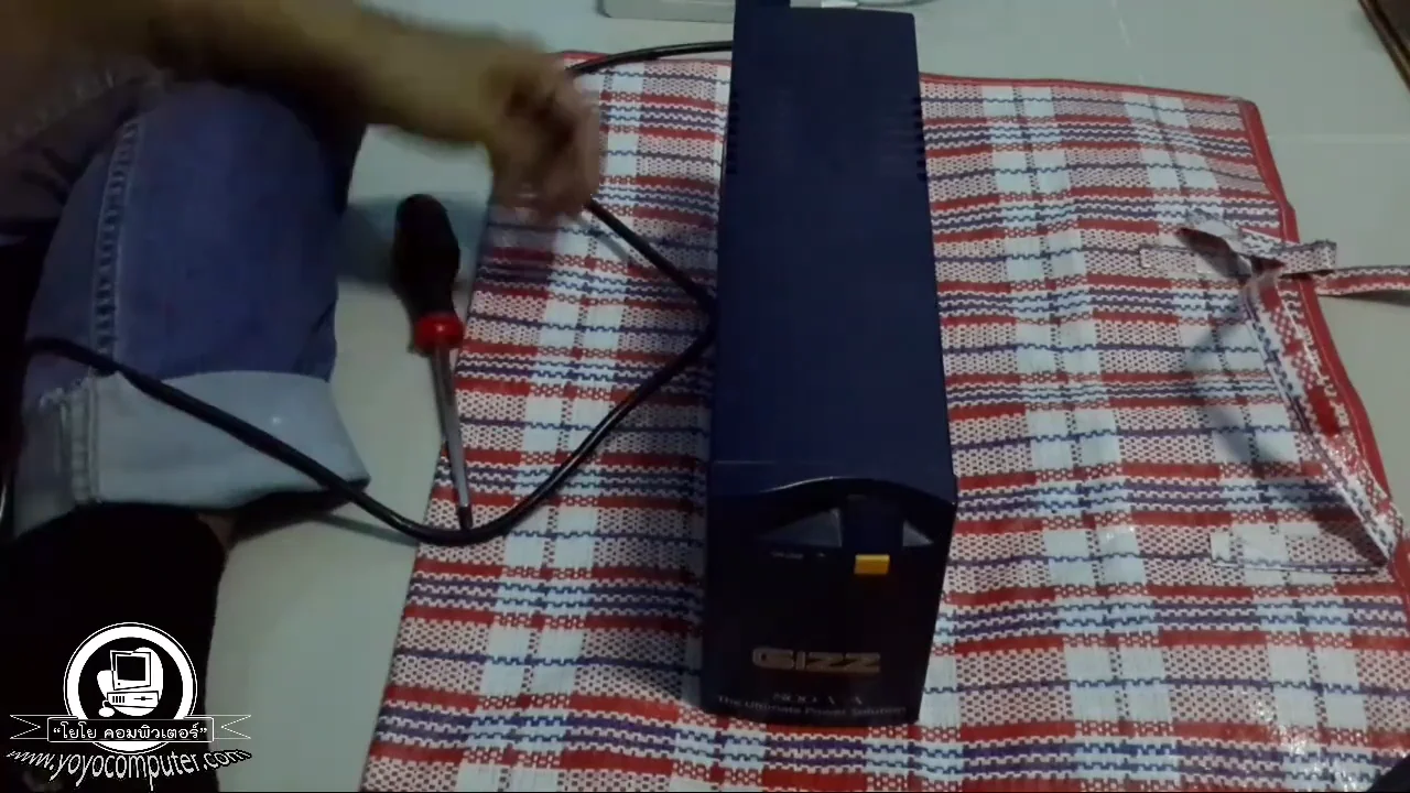 ภาพจากวิดีโอสอนแก้ปัญหา ups buying guide and troubleshooting