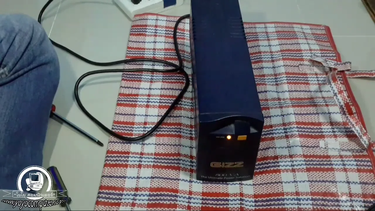 ภาพจากวิดีโอสอนแก้ปัญหา ups buying guide and troubleshooting