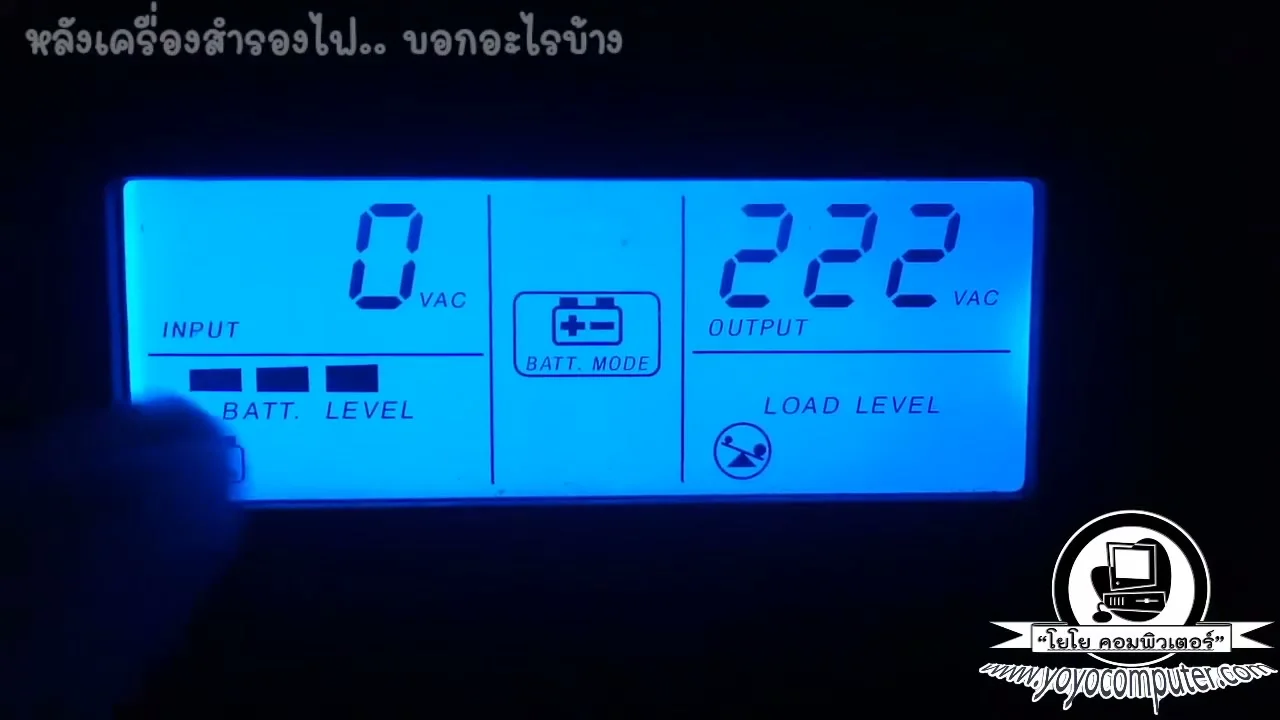 สัญลักษณ์ไอคอน UPS ต่างๆ