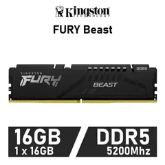 Kingston Fury Beast DDR5 16GB (8x2) 5200MHz