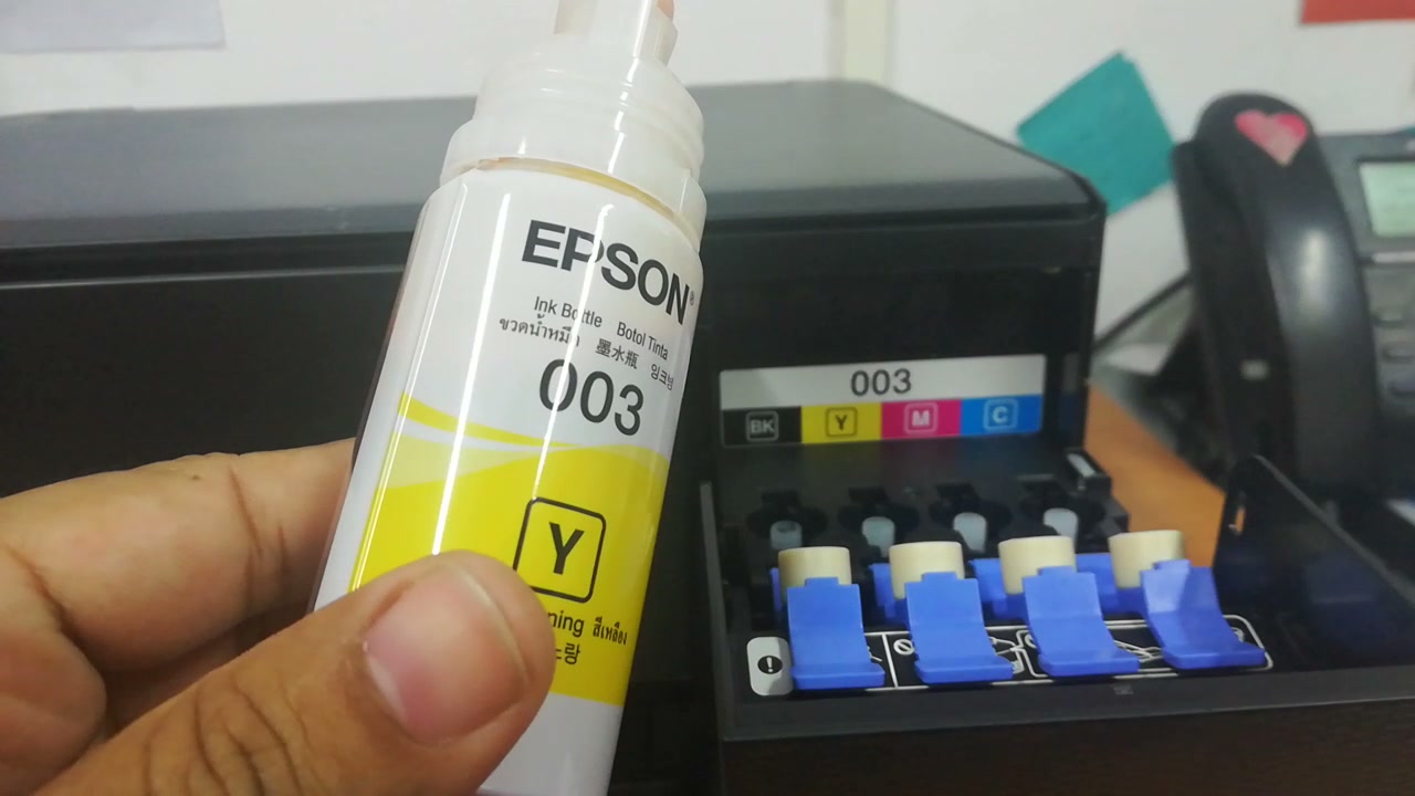 น้ำหมึกเติมปริ้นเตอร์ Epson แท้ รหัส 003 / 664 (สีสดคมชัด ถนอมหัวพิมพ์ไม่ให้อุดตัน)